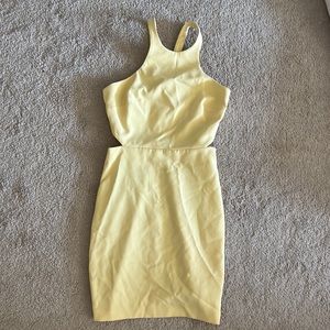 South moon under yellow mini dress